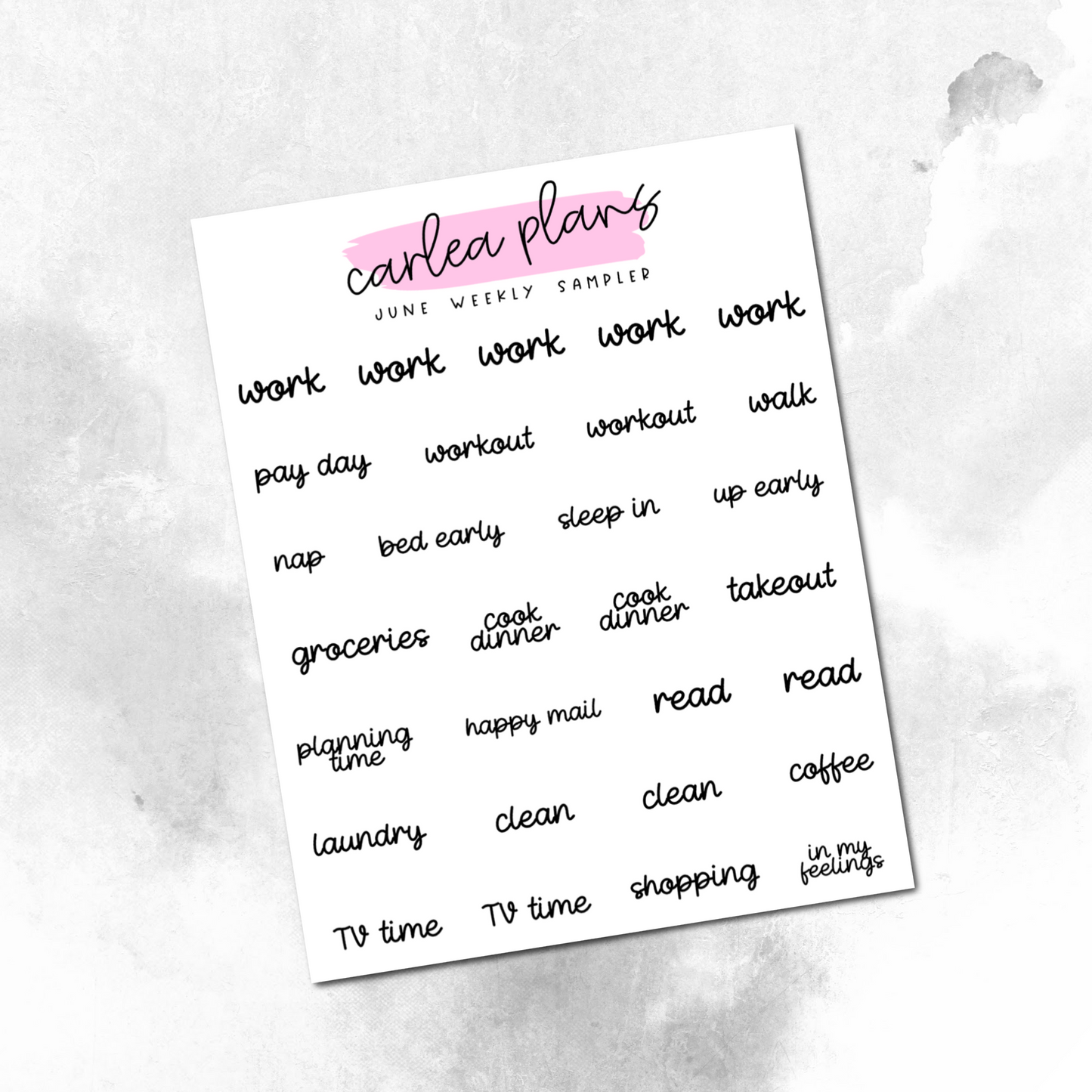 Font of the Month Week Sampler Scripts
