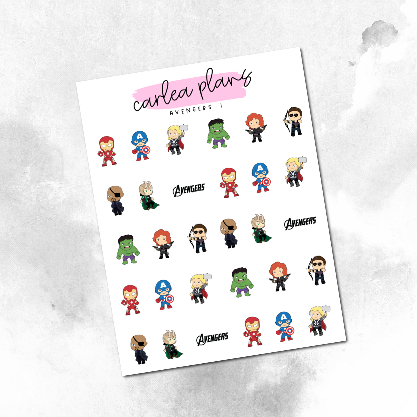 Avenger I Character Icons