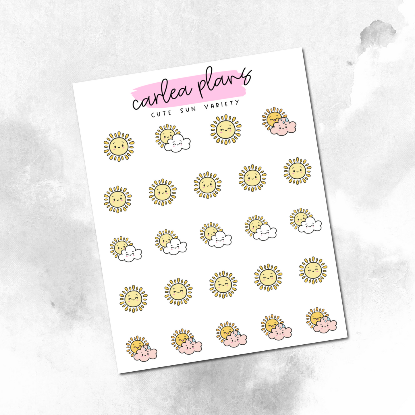 Cute Sun Variety Icons