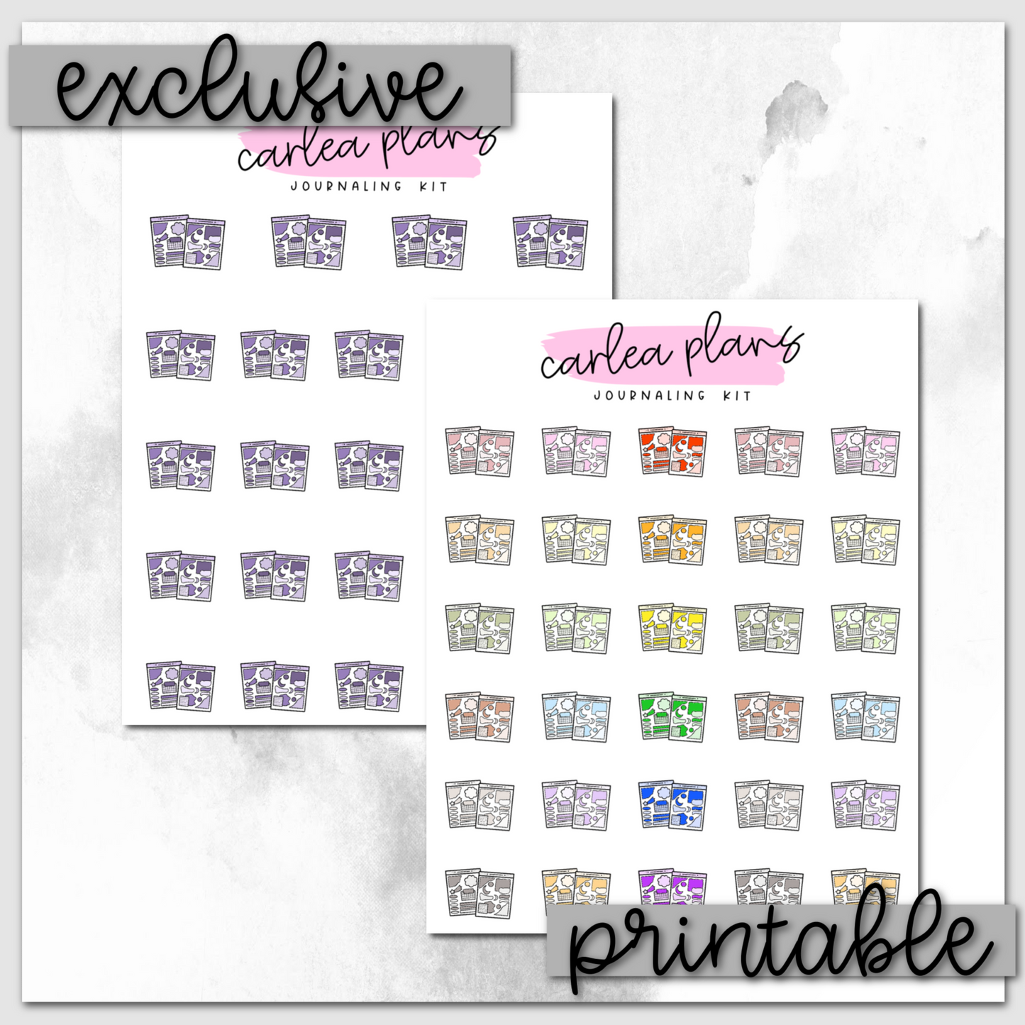 Journaling Kit Icons | Printable Icons