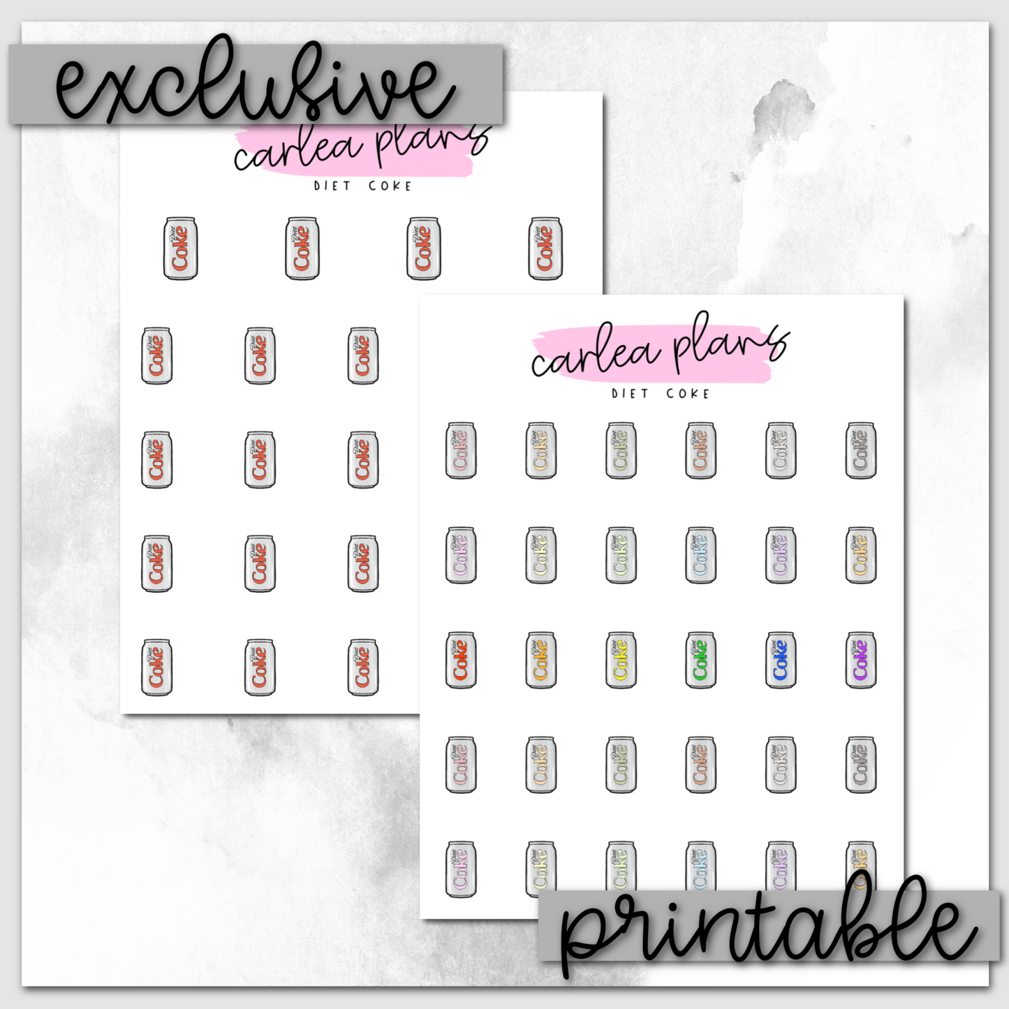 Diet Coke Icons | Printable Icons