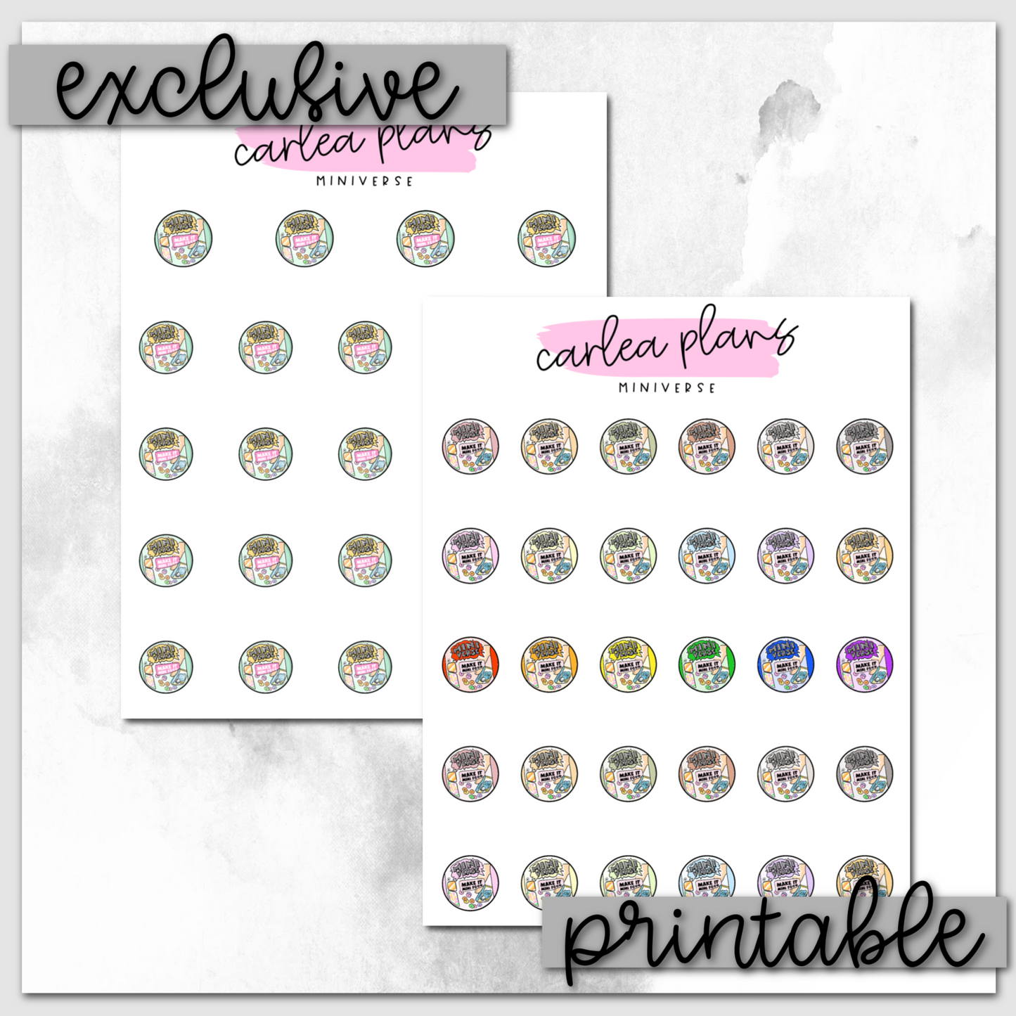 Miniverse Icons | Printable Icons