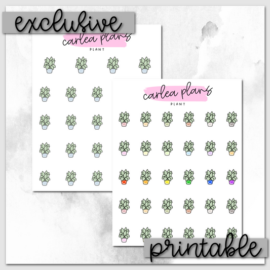Plant Icons | Printable Icons