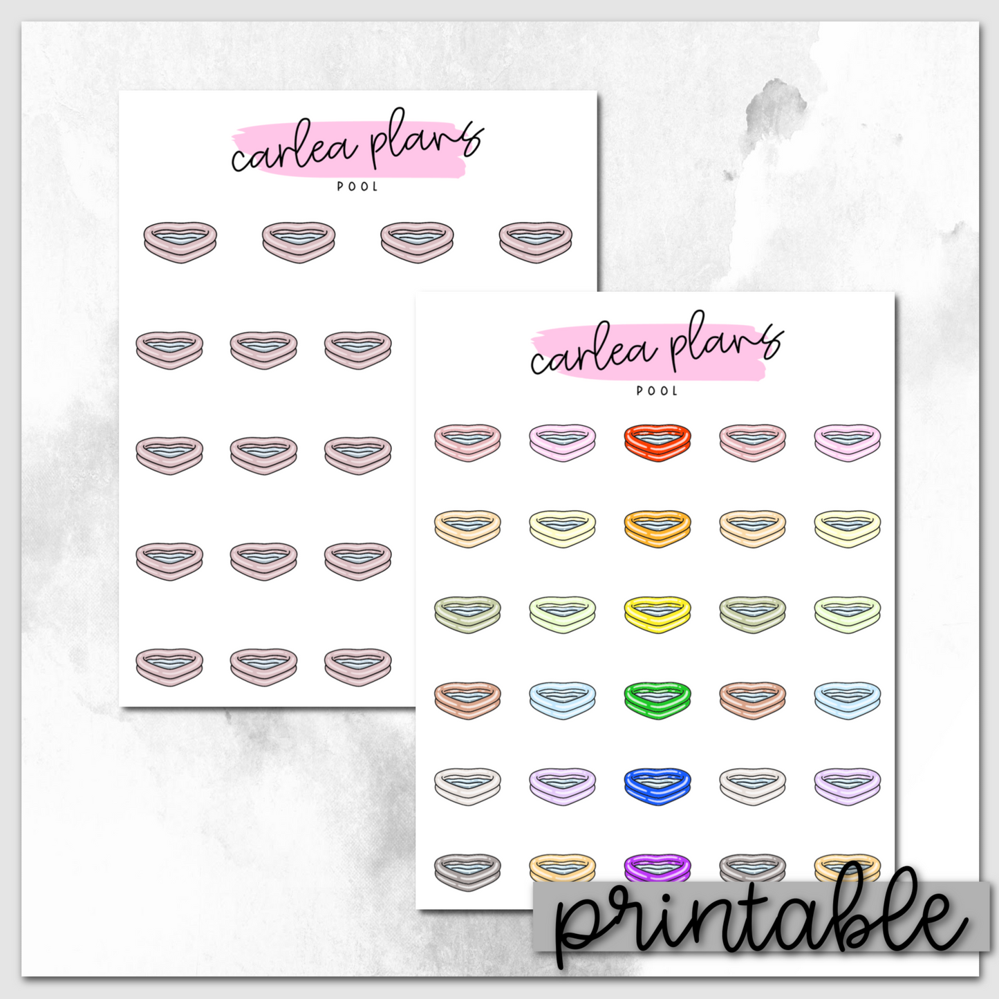 Pool Icons | Printable Icons