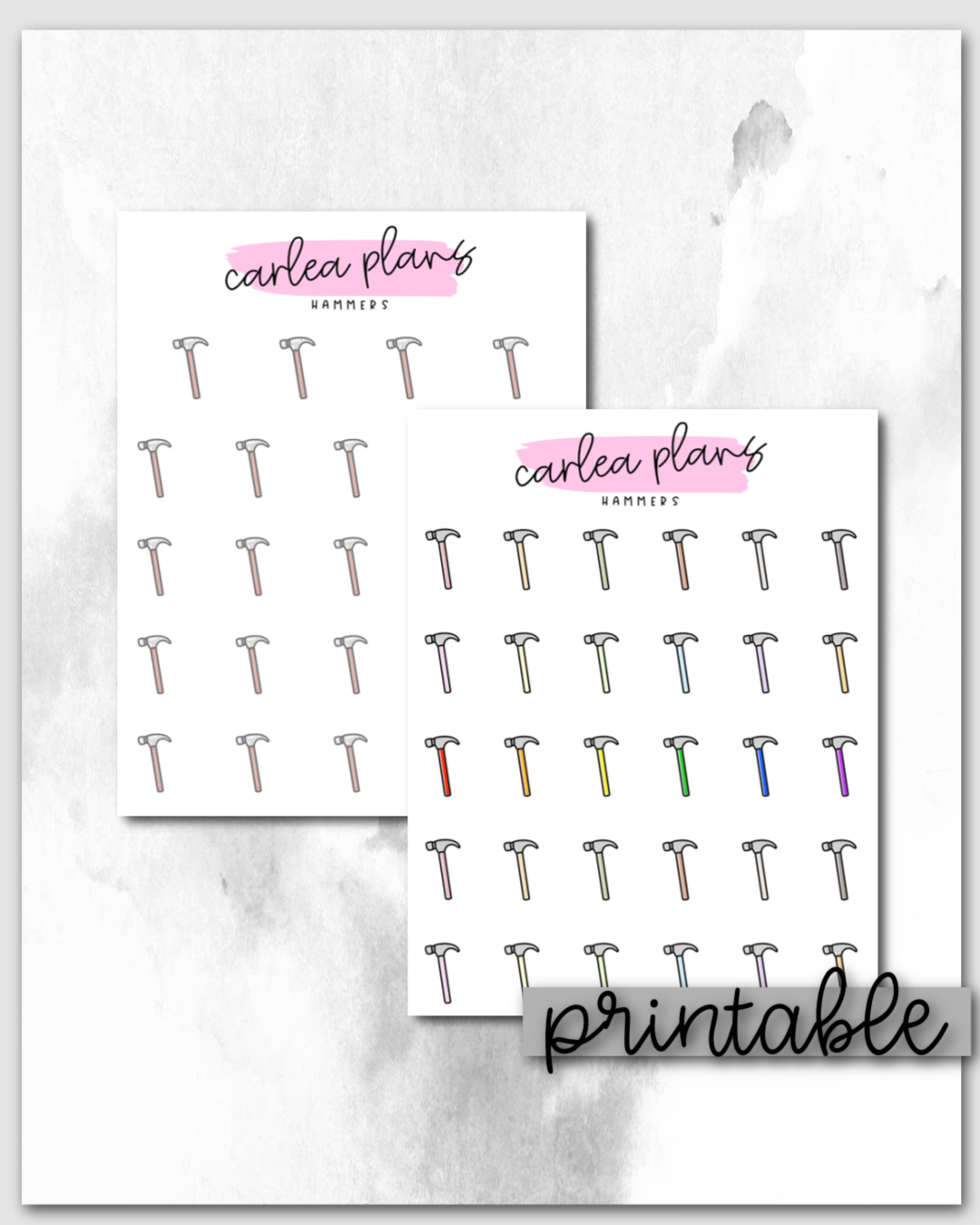 Hammer Icons | Printable Icons