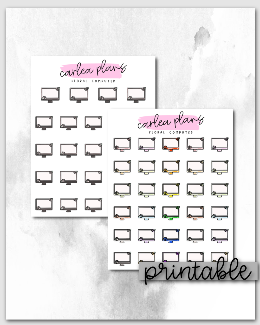Floral Computer Icons | Printable Icons