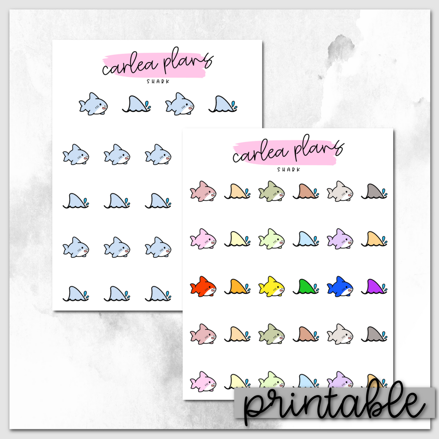 Shark Icons | Printable Icons
