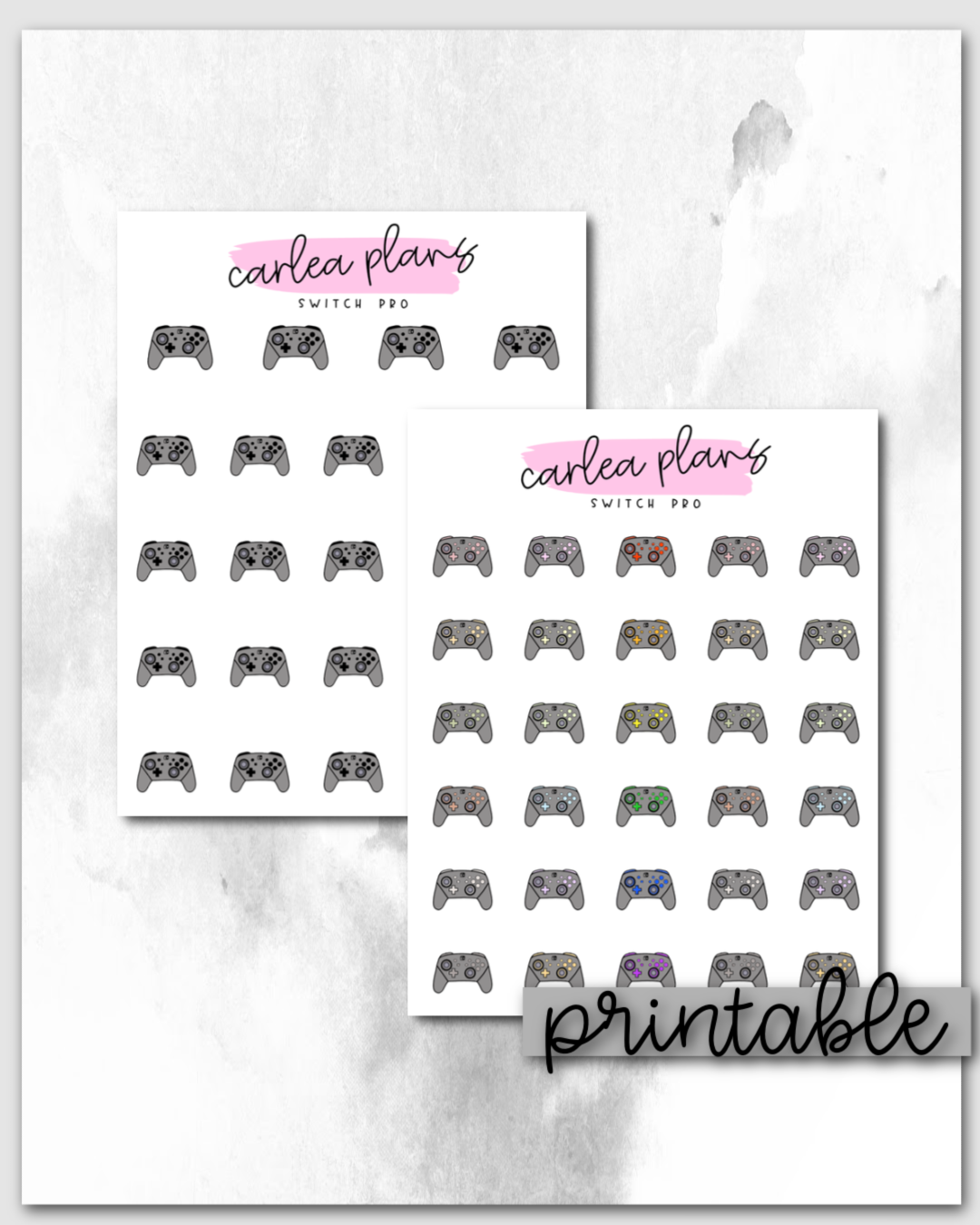 Switch Pro Icons | Printable Icons