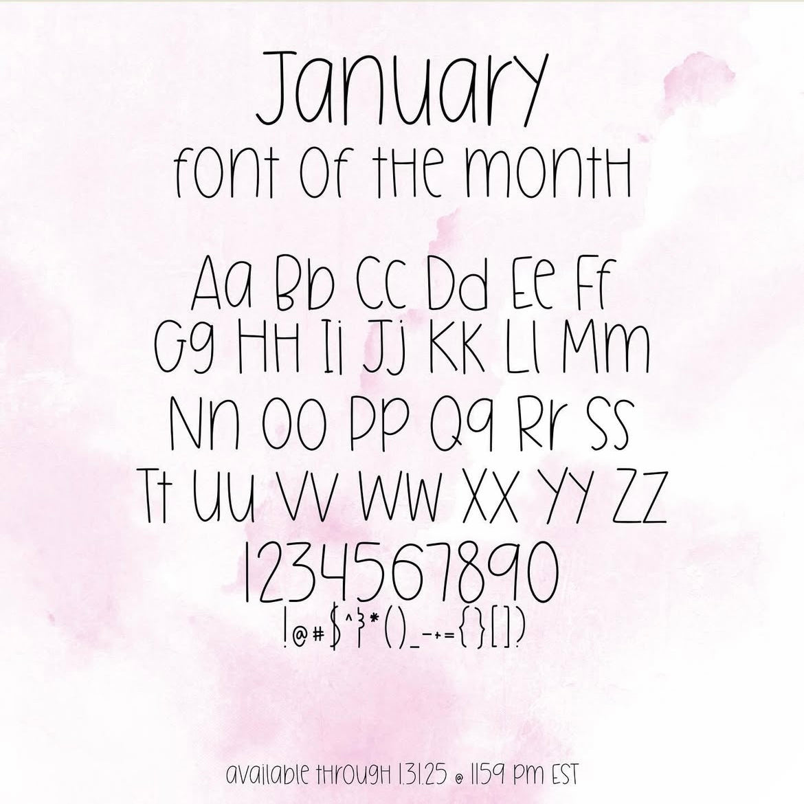 January Font of the Month - 28 Variety Custom Scripts *PLEASE READ DESCRIPTION*