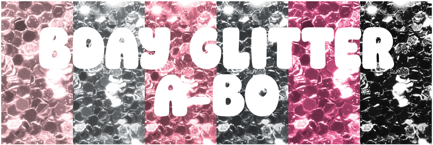 PRINTABLE Birthday Glitter Icons || A - Bo