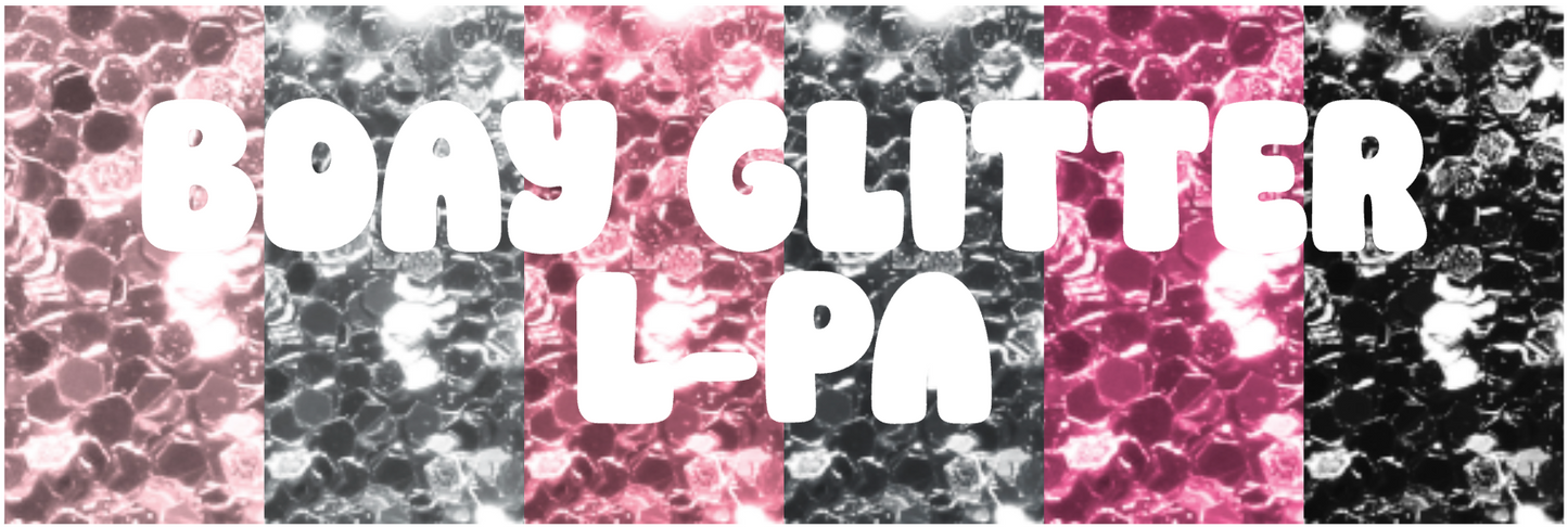 PRINTABLE Birthday Glitter Icons || L - Pa