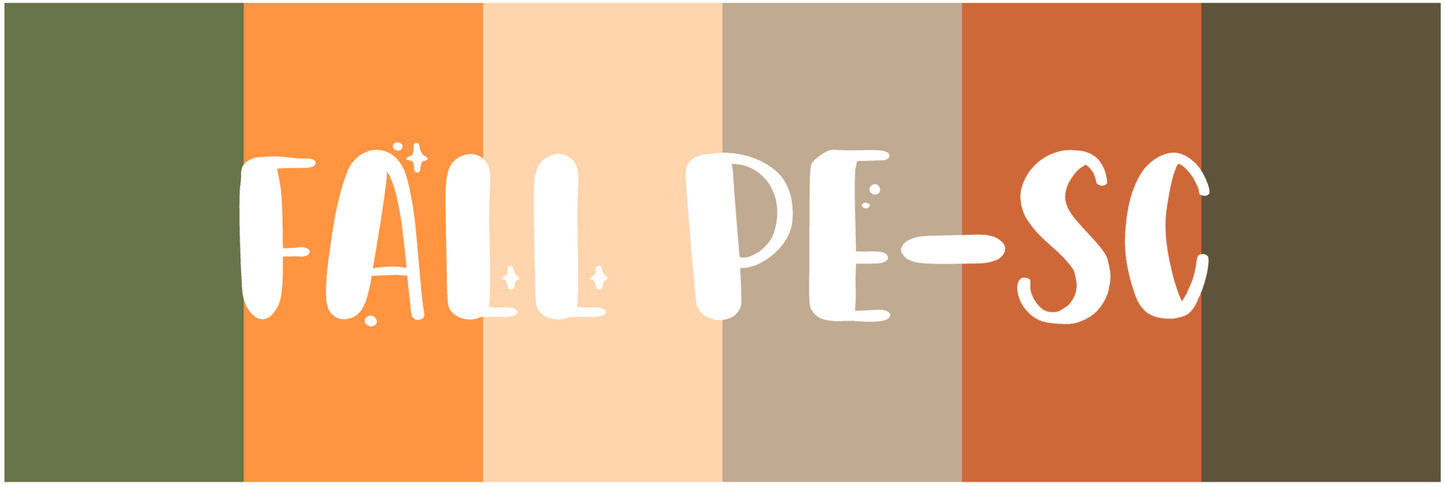 PRINTABLE Fall 2025 Colorway Icons || Pe-Sc