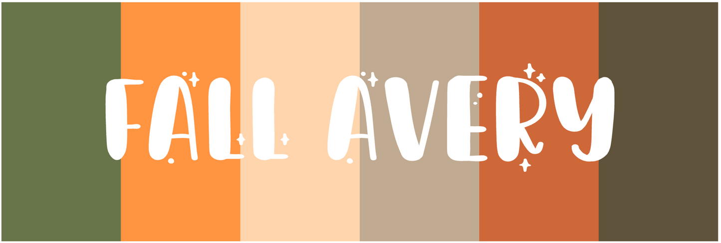 Fall 2025 Colorway Icons || Averys