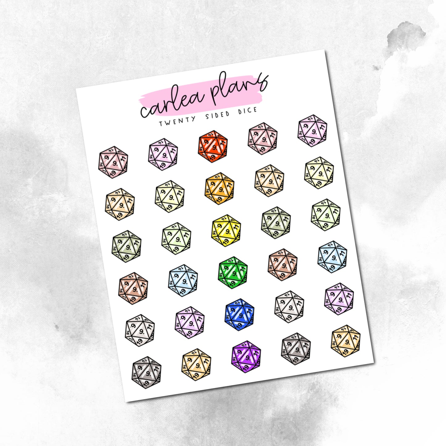 Twenty Sided Dice Icon