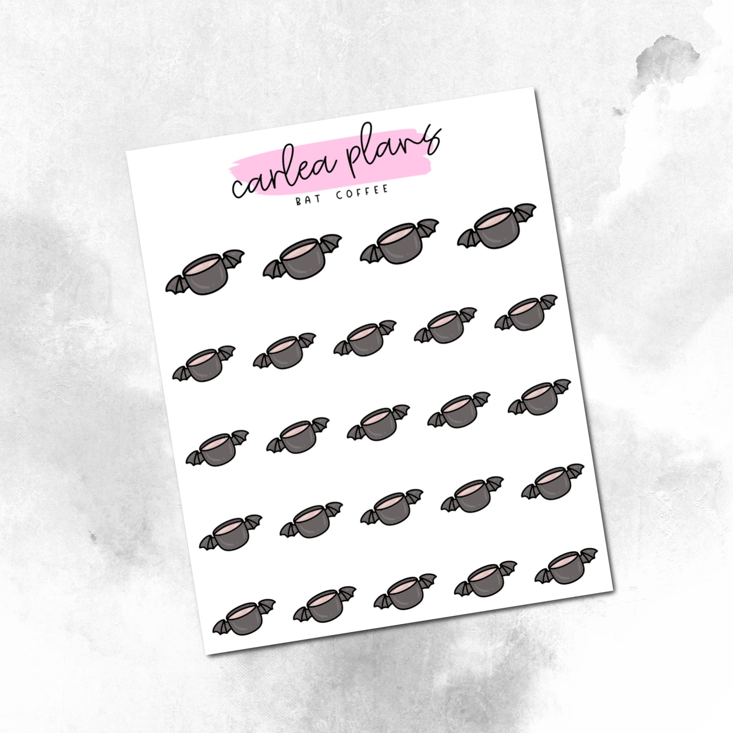 Bat Coffee Icons