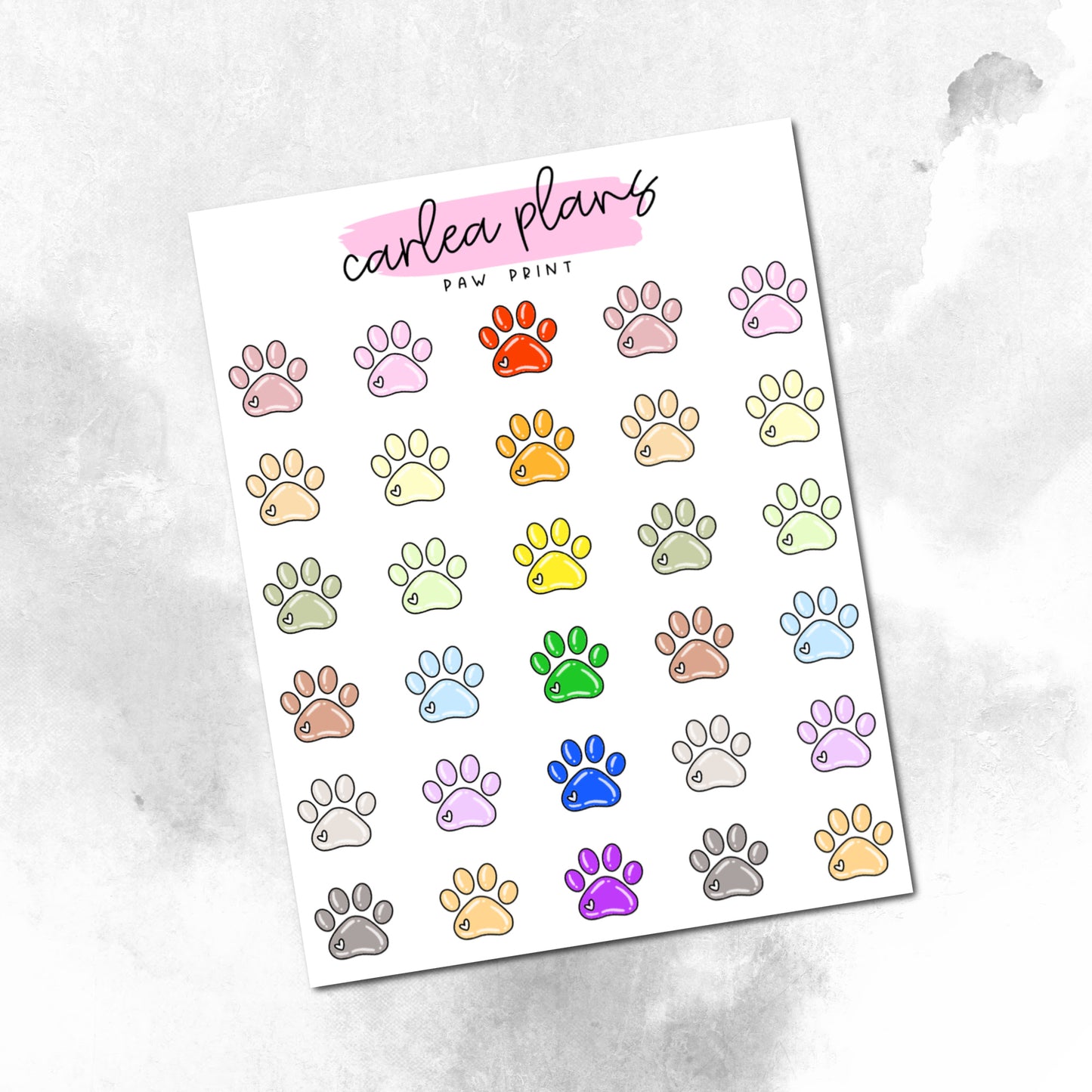 Paw Print Icons