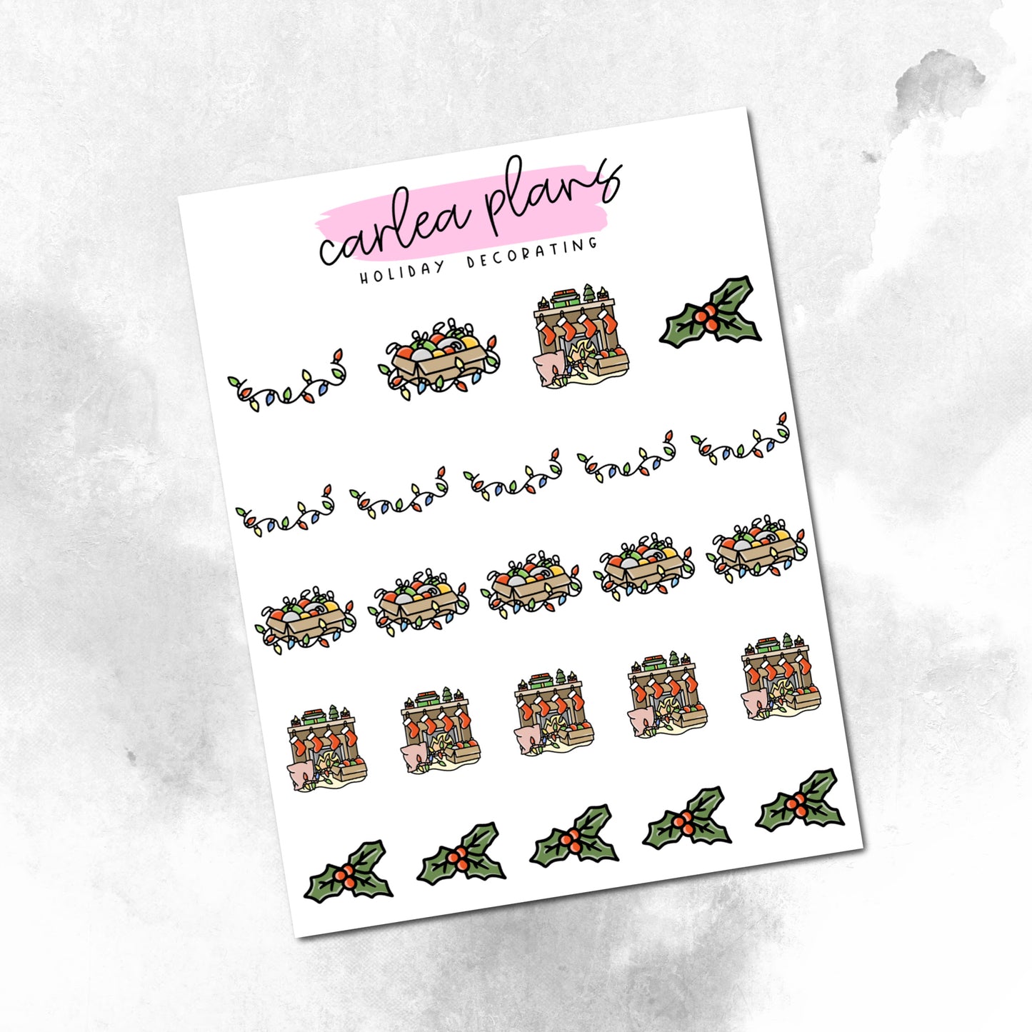 Holiday Decorating Icons