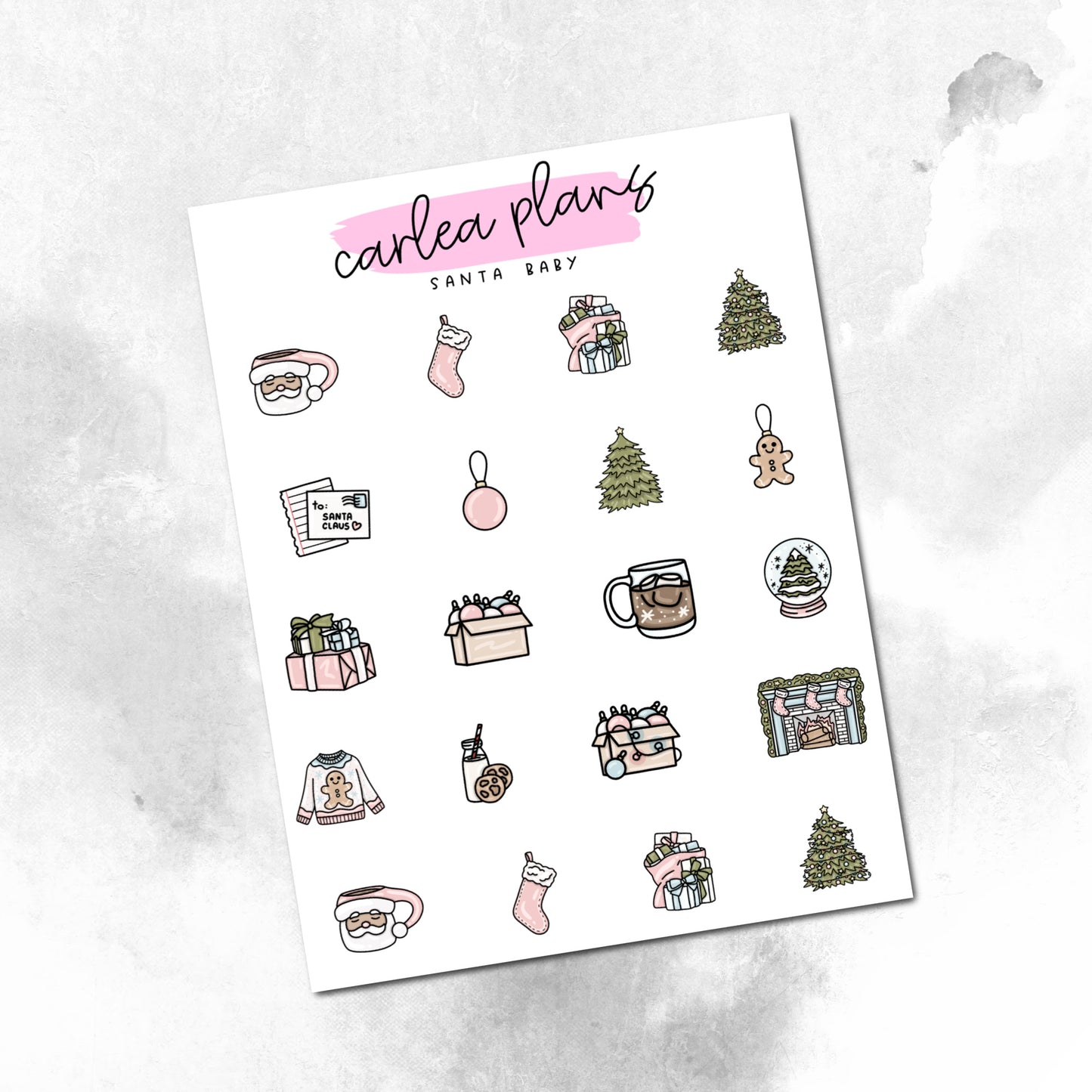 Santa Baby Icons
