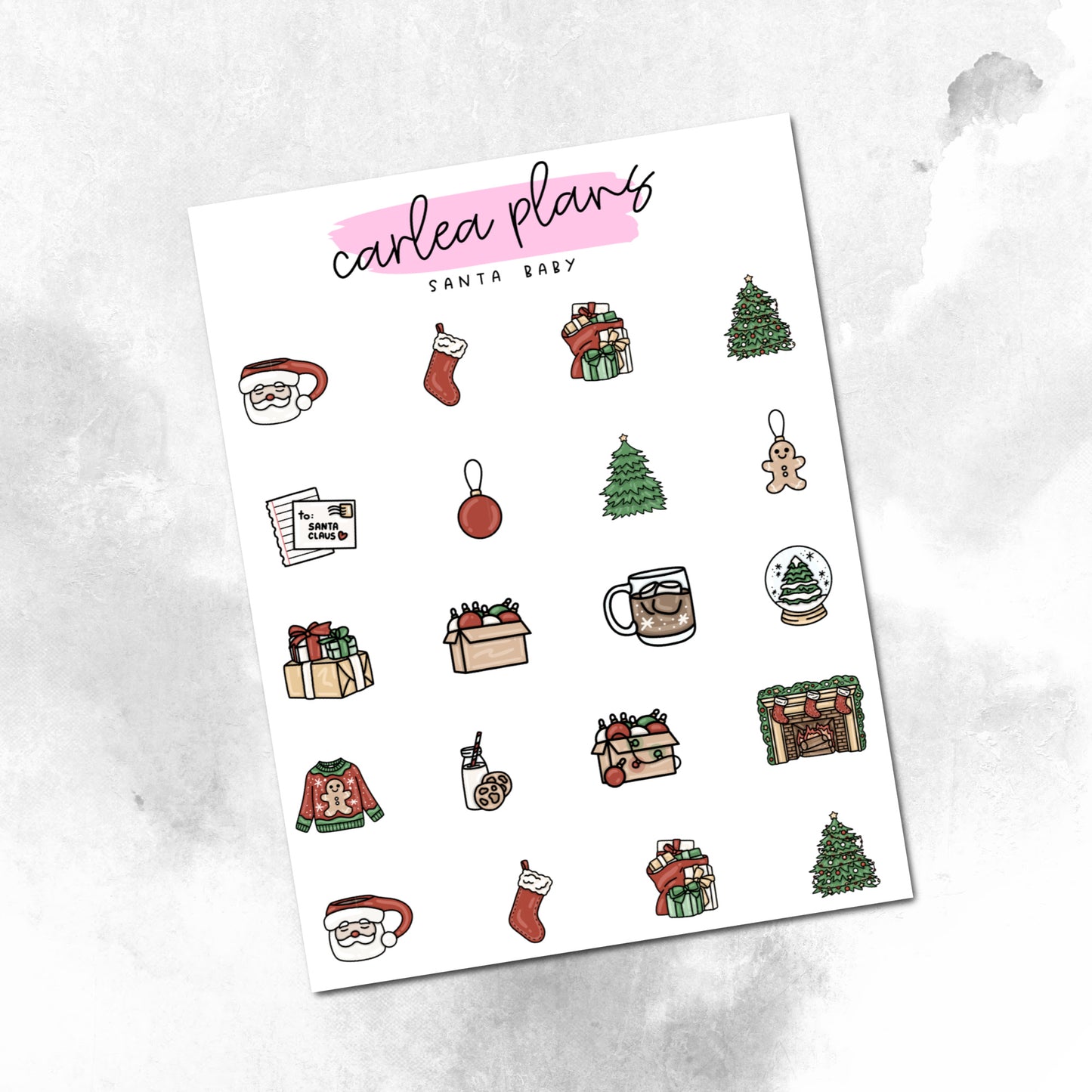 Santa Baby Icons