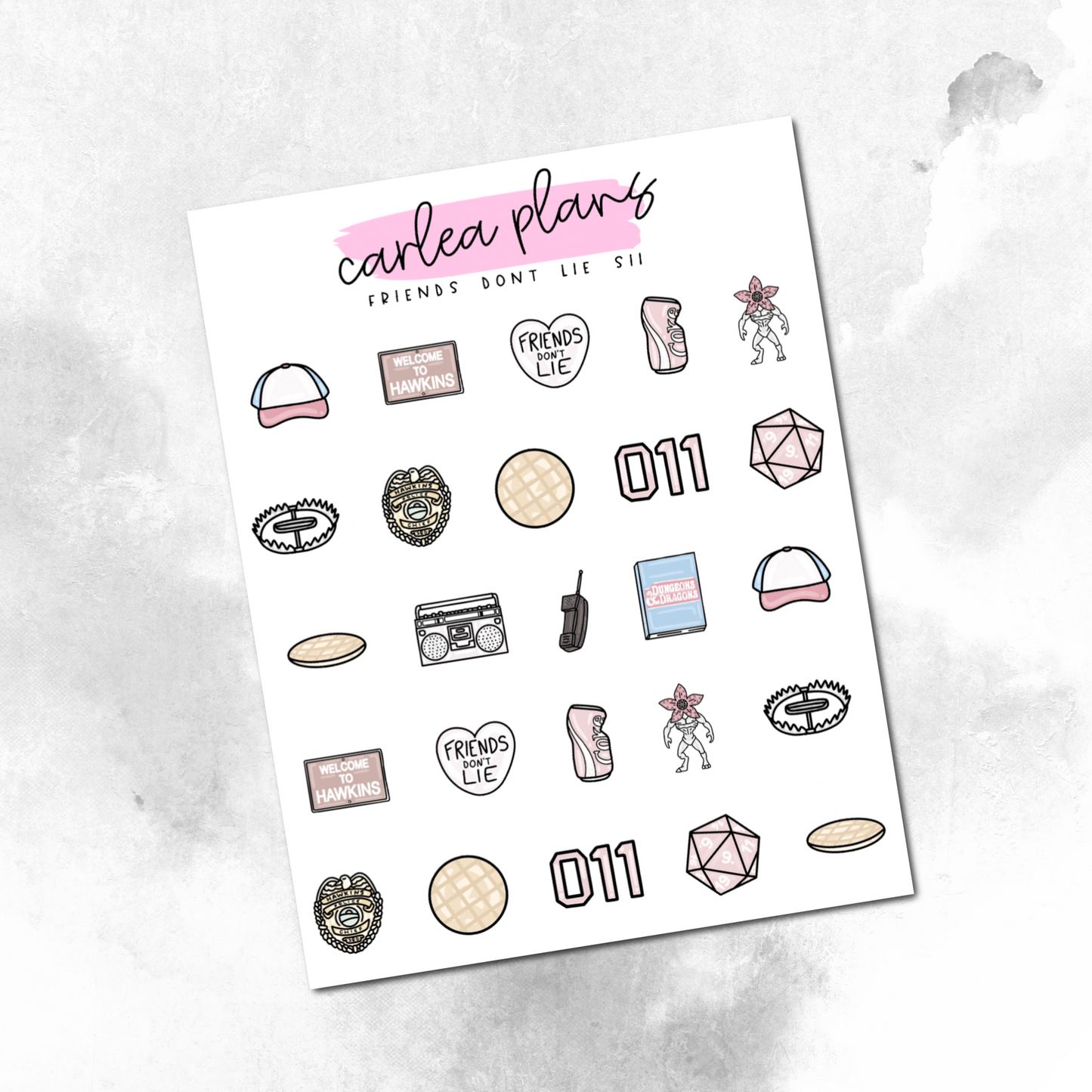 Friends Don't Lie Icons