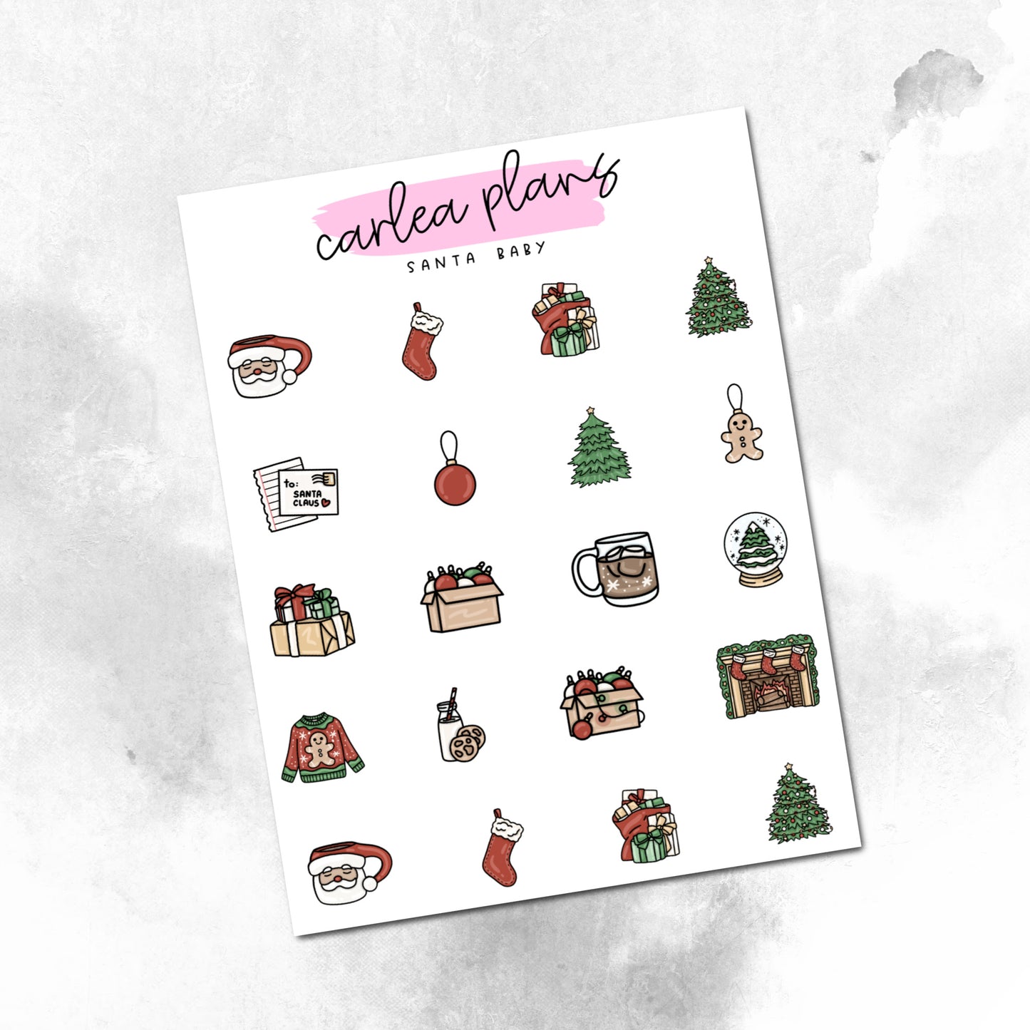 Santa Baby Icons