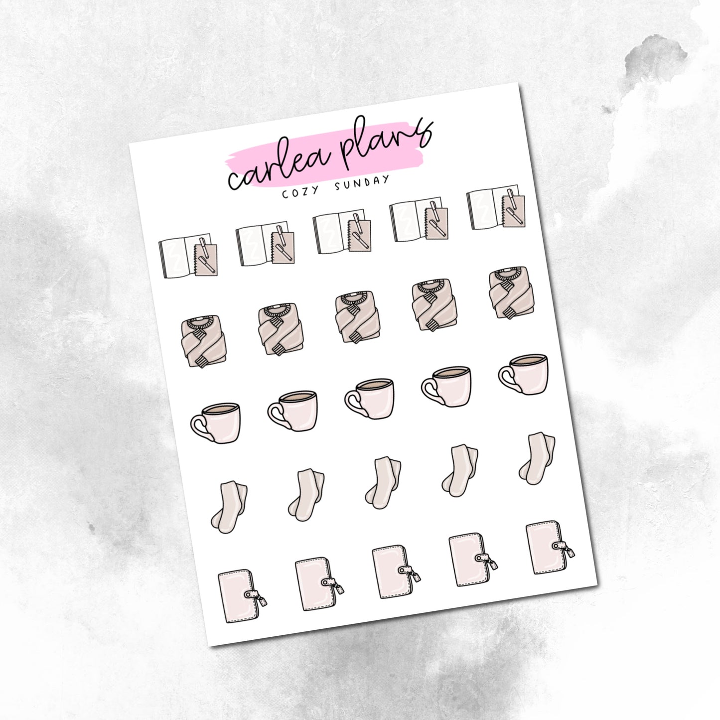 Cozy Sunday Icons