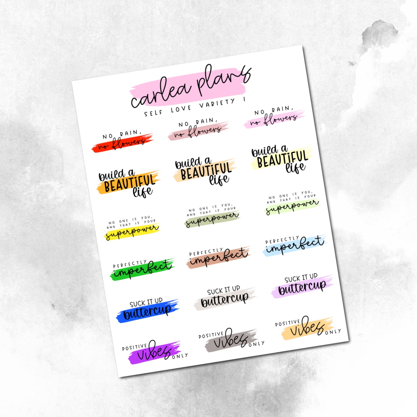 Self Love Quote Varieties