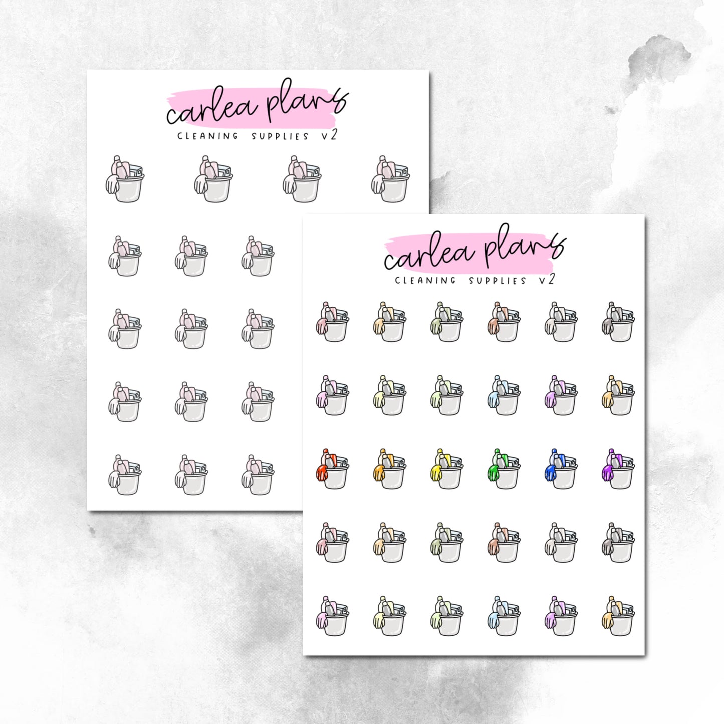 Cleaning Supplies Icons
