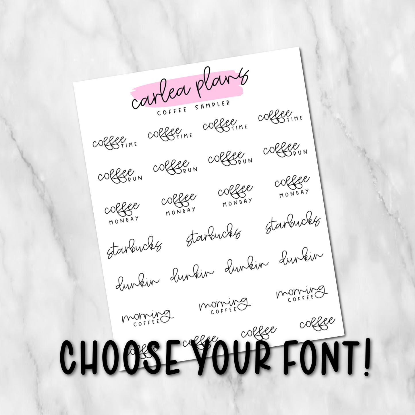 Coffee Sampler Scripts