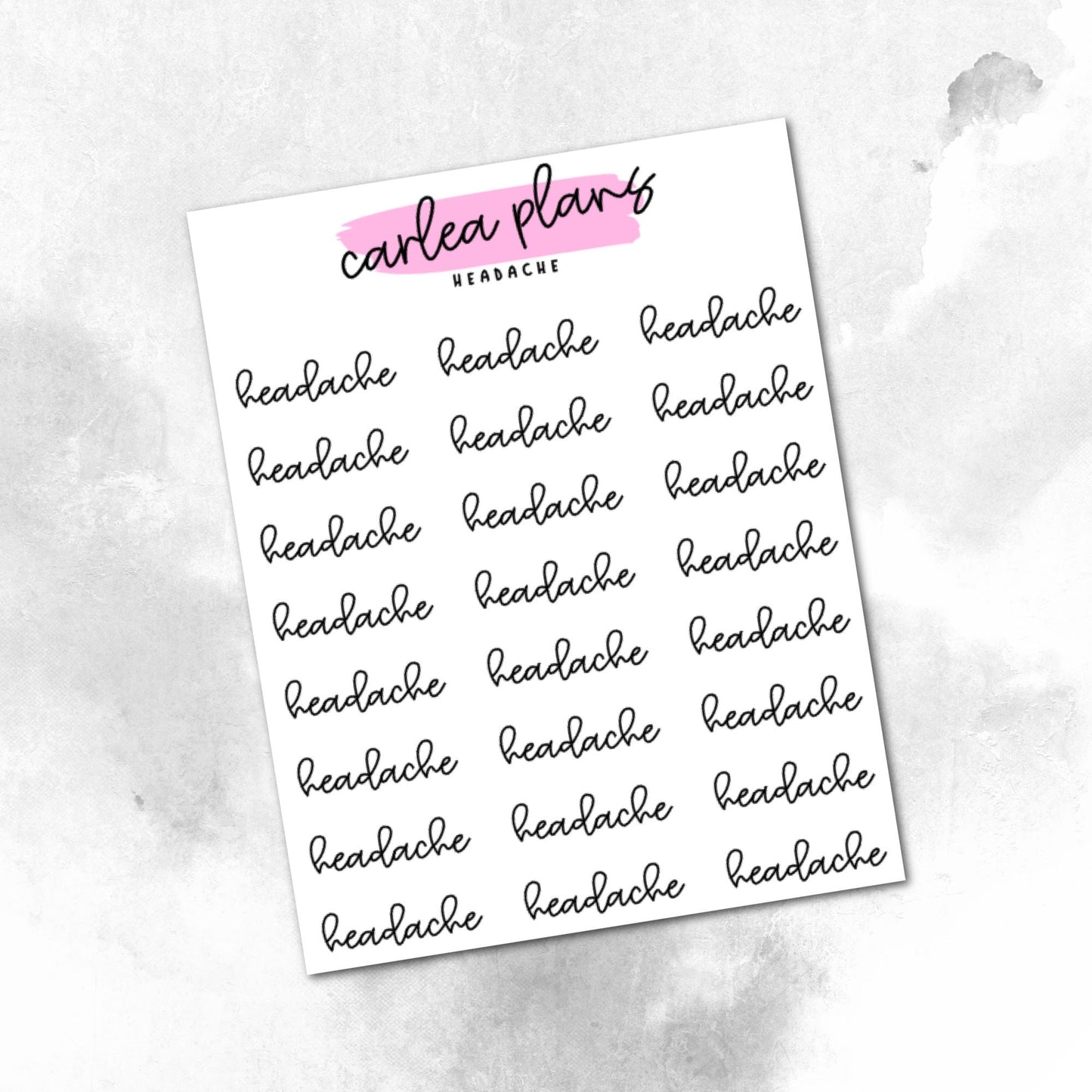 Headache Scripts
