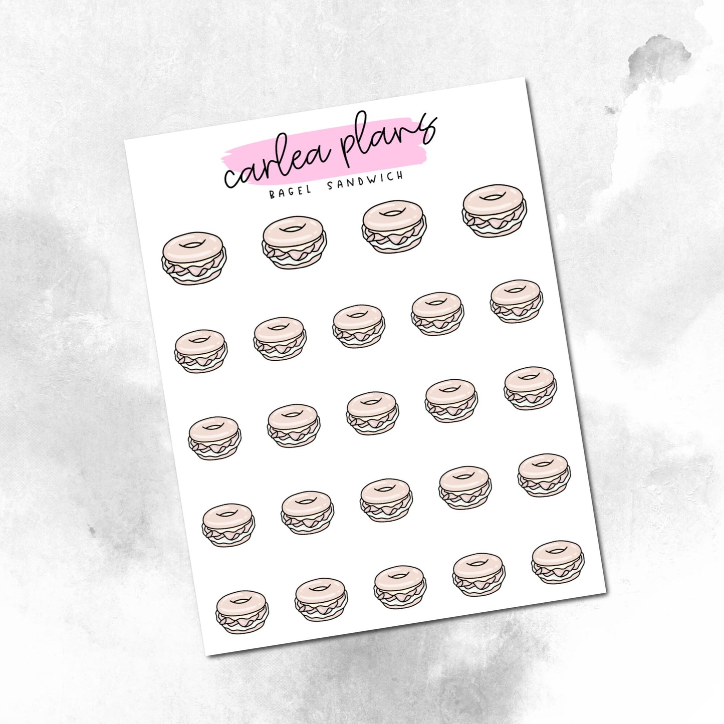 Bagel Sandwich Icons