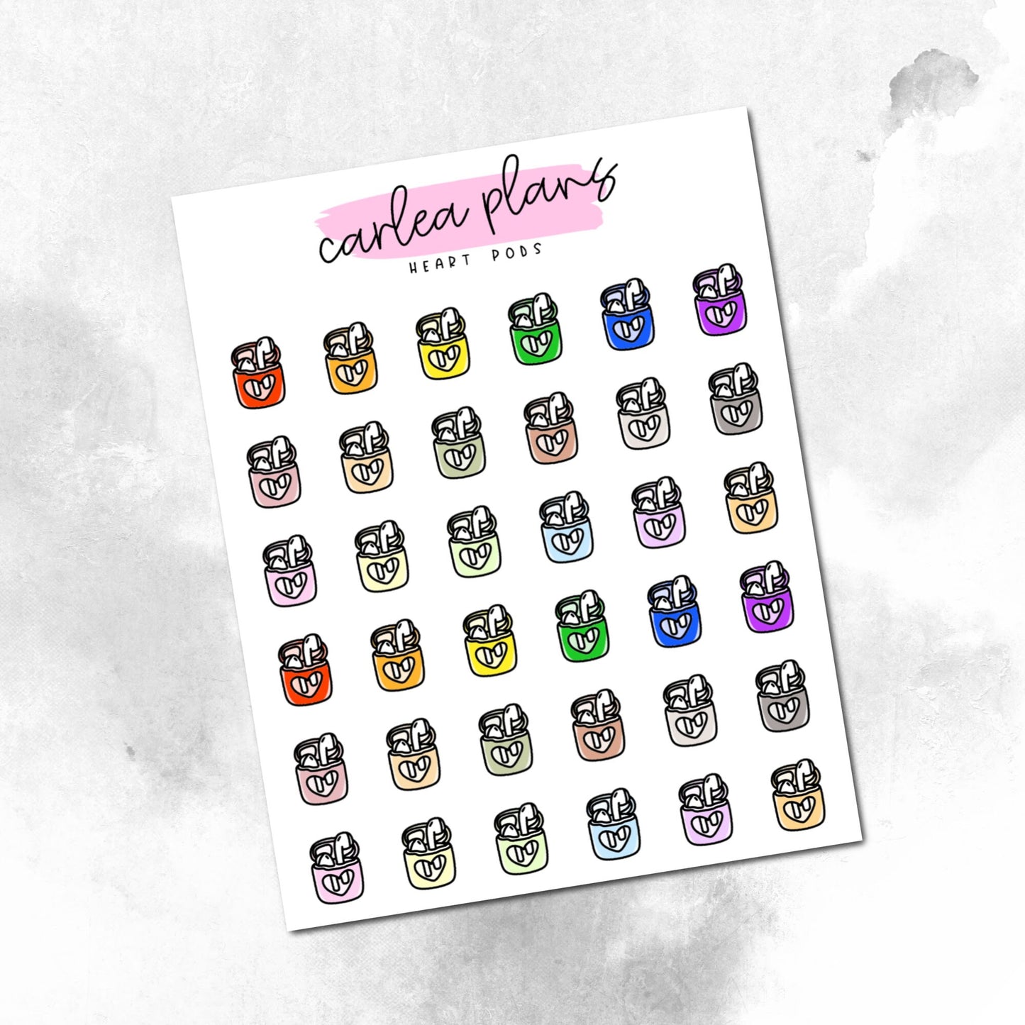 Heart Pods Icons