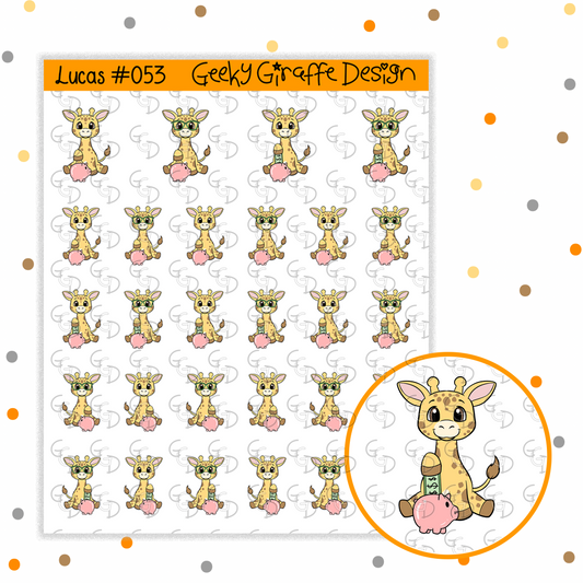 Lucas #053 - Geeky Giraffe Design Character *MUST buy character from her shop first!*