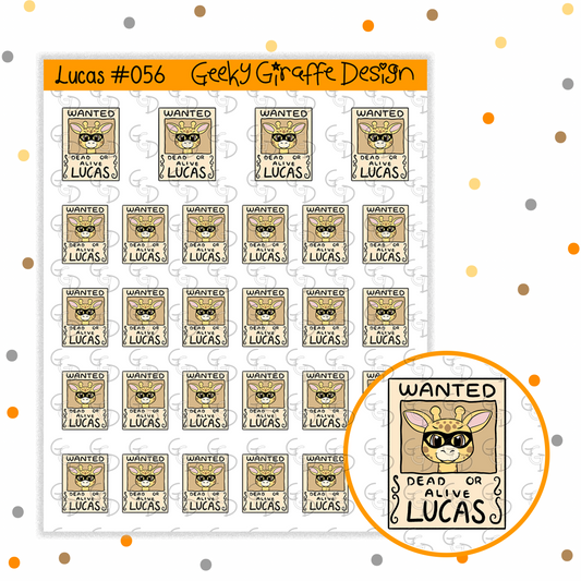 Lucas #056 - Geeky Giraffe Design Character *MUST buy character from her shop first!*