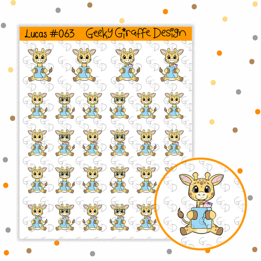 Lucas #063 - Geeky Giraffe Design Character *MUST buy character from her shop first!*