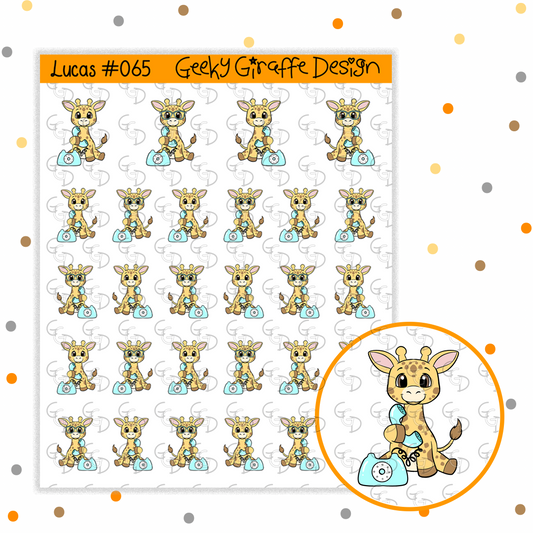 Lucas #065 - Geeky Giraffe Design Character *MUST buy character from her shop first!*