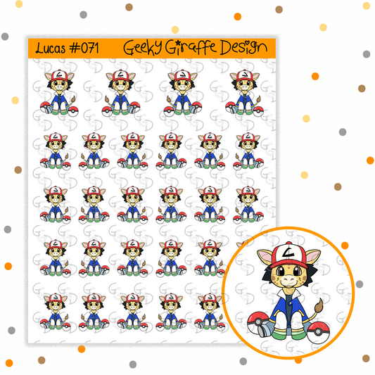 Lucas #071 - Geeky Giraffe Design Character *MUST buy character from her shop first!*