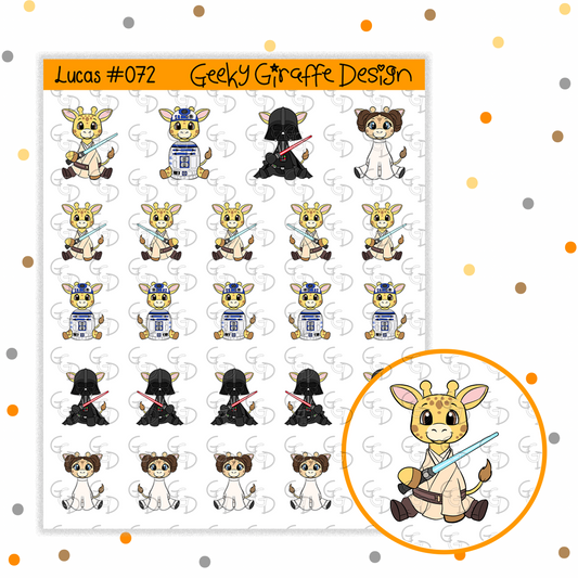 Lucas #072 - Geeky Giraffe Design Character *MUST buy character from her shop first!*