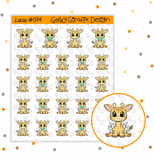 Lucas #074 - Geeky Giraffe Design Character *MUST buy character from her shop first!*