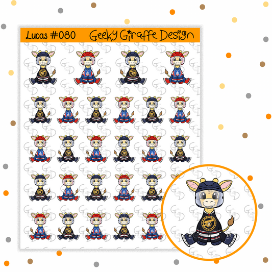 Lucas #080 - Geeky Giraffe Design Character *MUST buy character from her shop first!*