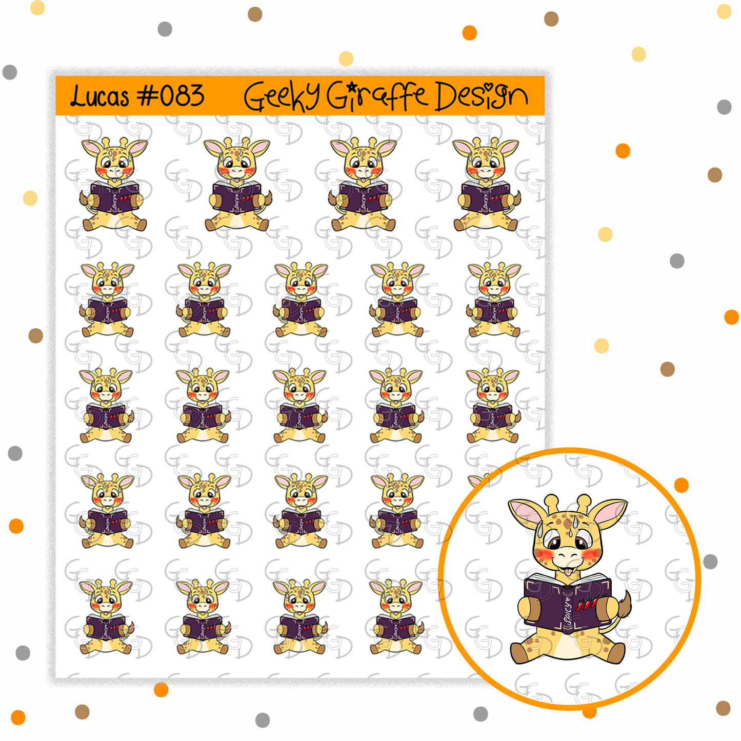 Lucas #083 - Geeky Giraffe Design Character *MUST buy character from her shop first!*