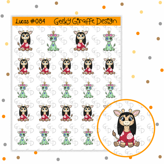Lucas #084 - Geeky Giraffe Design Character *MUST buy character from her shop first!*