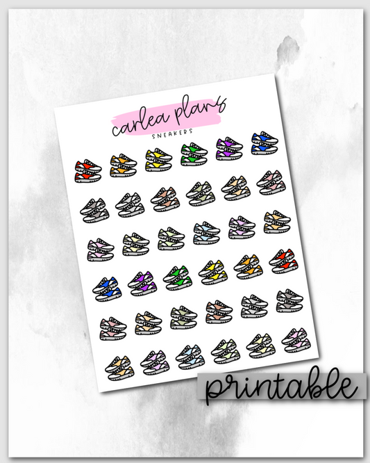 Sneaker Icons | Printable Icons