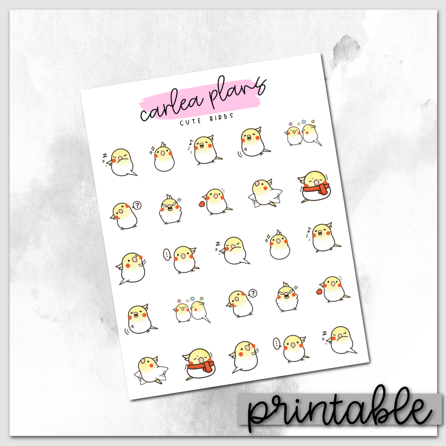 Cute Birds Icons | Printable Icons