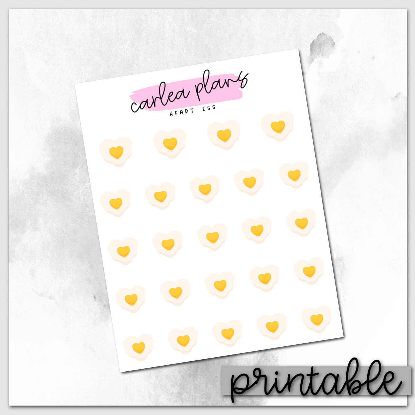 Heart Egg Icons | Printable Icons