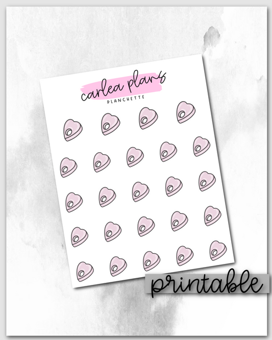 Planchette Icons | Printable Icons