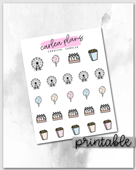 Carnival Icons | Printable Icons