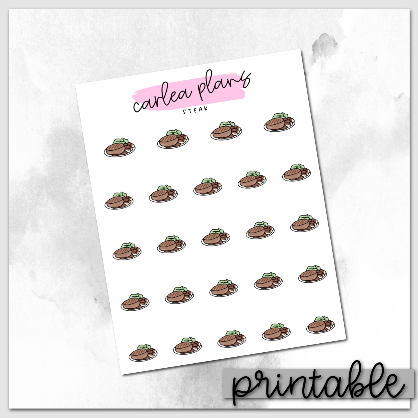 Steak Icons | Printable Icons