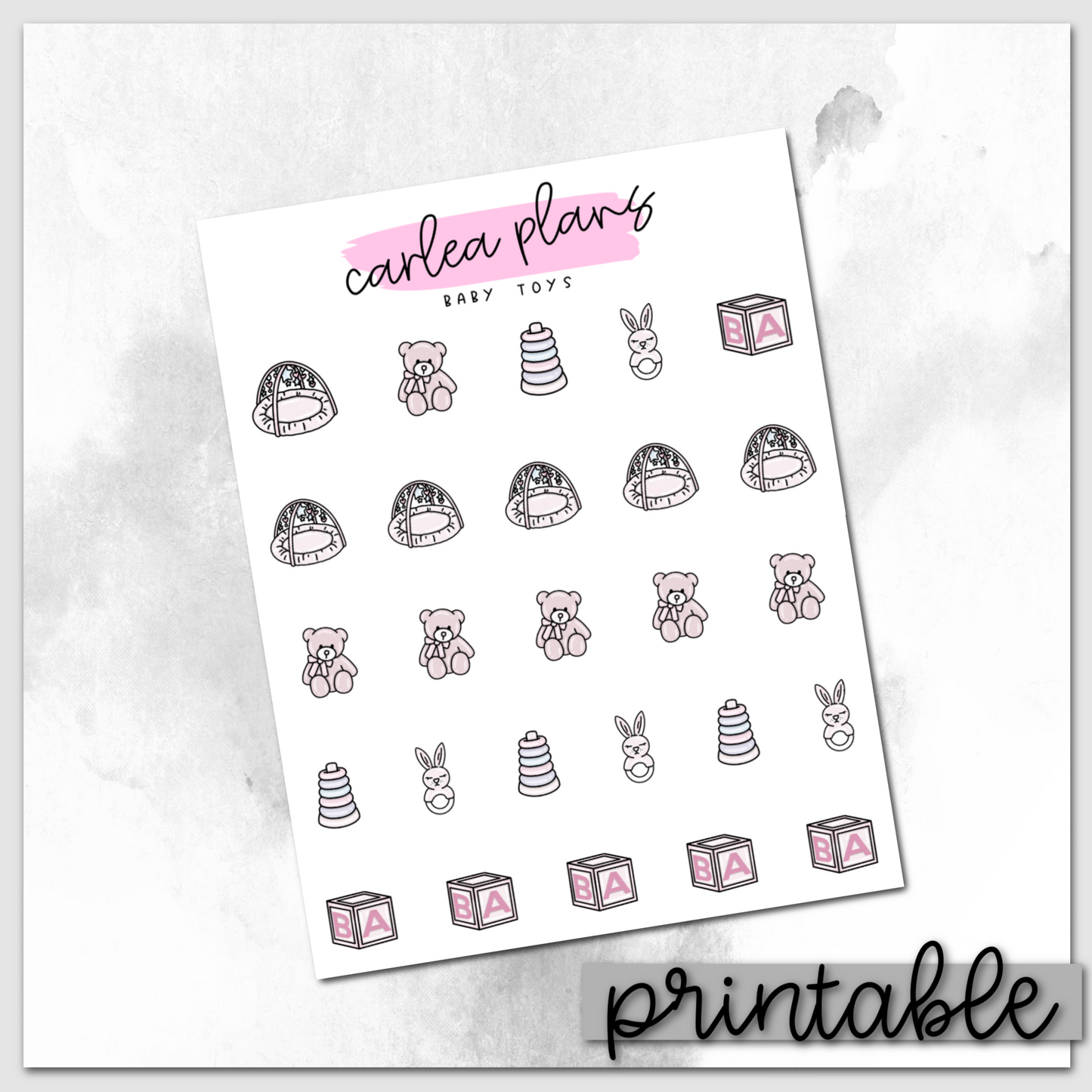 Baby Toys Icons | Printable Icons