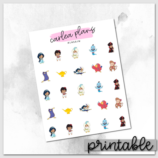 Aladdin Icons | Printable Icons